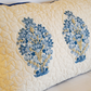 Signature Indigo Motif Cushion Cover with Embroidery