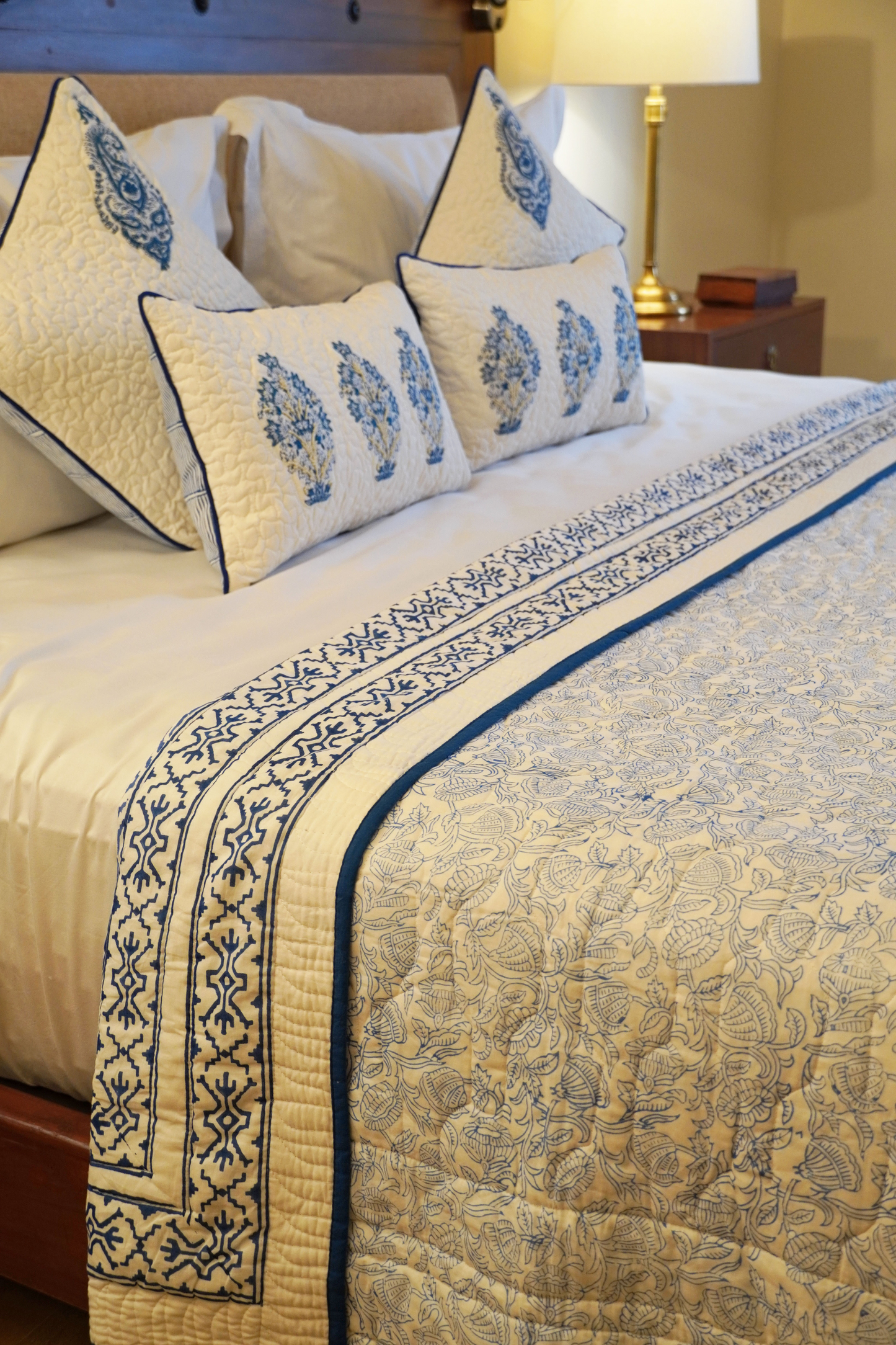 Bold Indigo Aztec Quilt