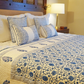 Indigo Ditsy - Poppies Quilt