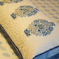 Signature Indigo Motif Cushion Cover with Embroidery