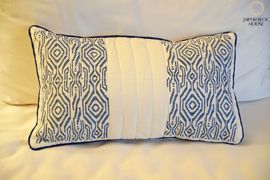 Indigo IKAT Cushion Cover