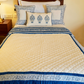 Indigo Statement Single Quilt