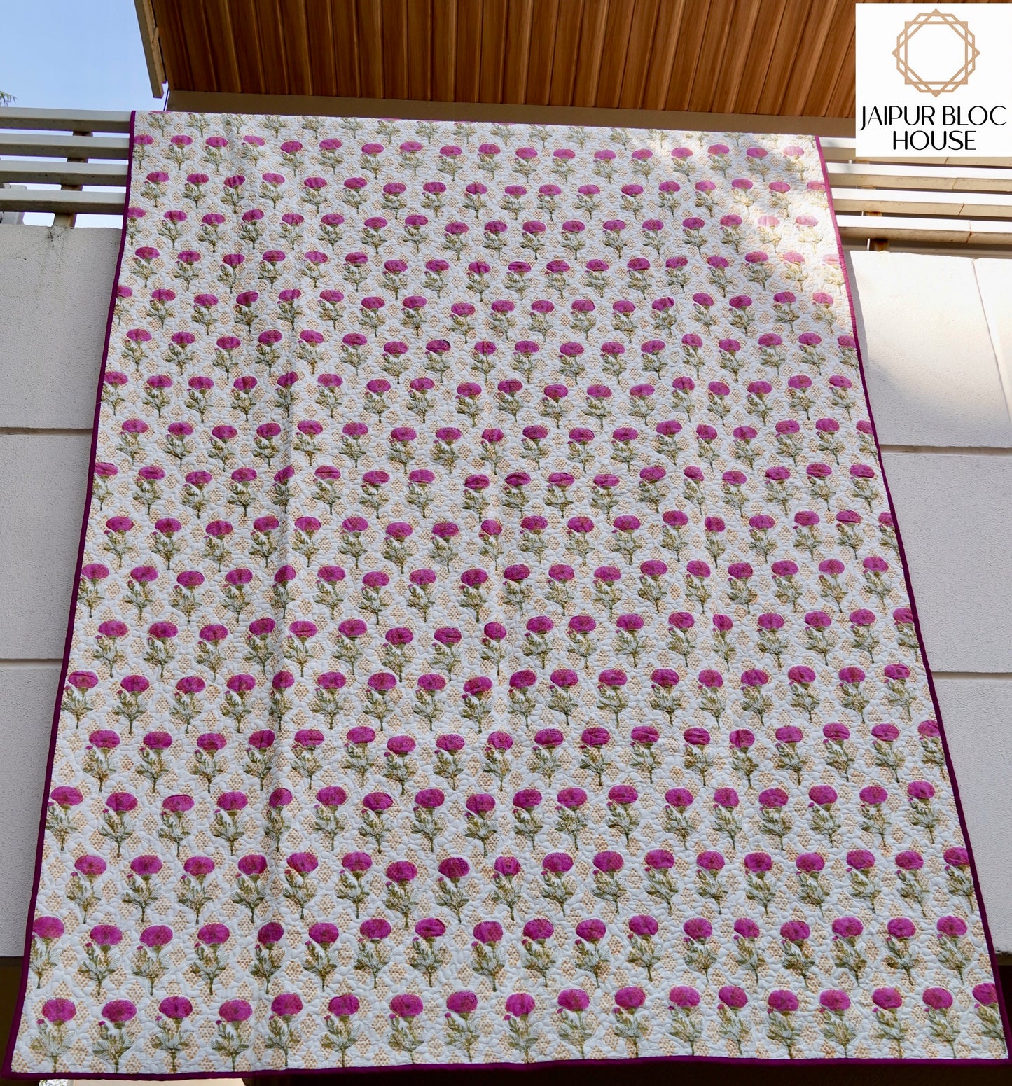 Marigold Print-on-Print Quilt