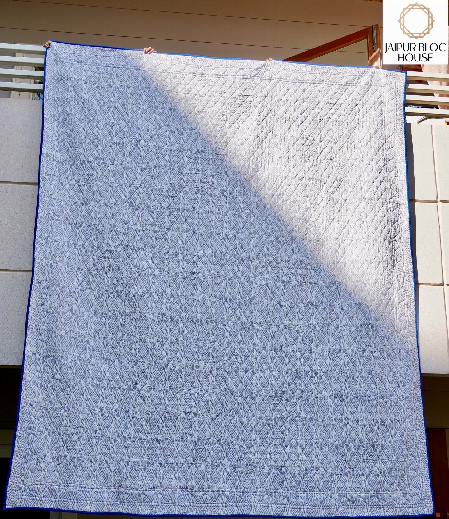 Jaipuri Indigo Ditsy Quilt