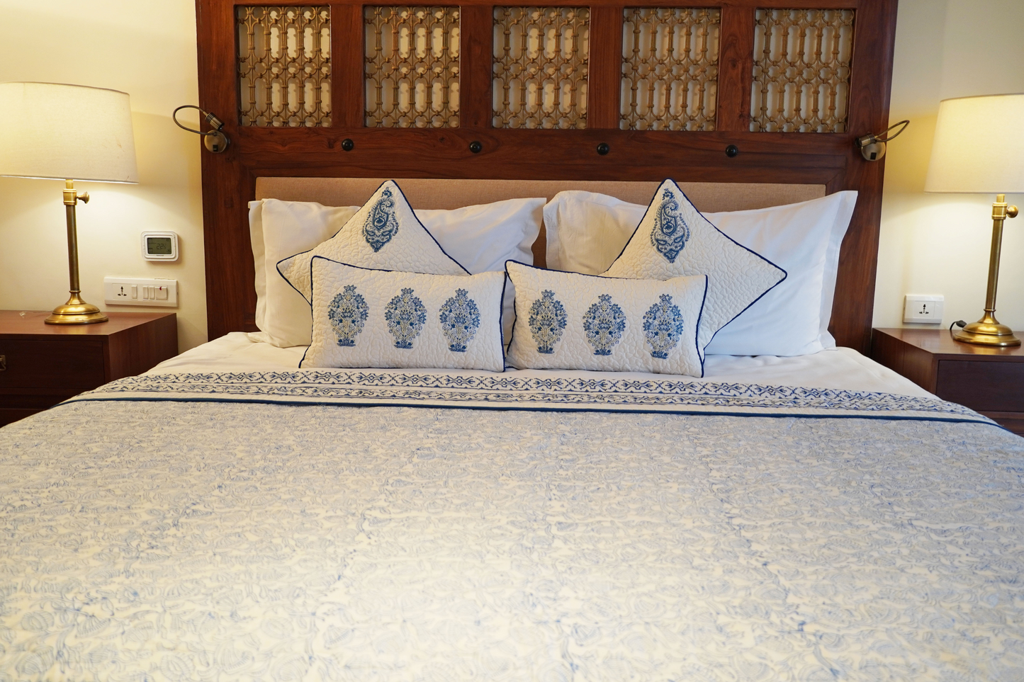 Bold Indigo Aztec Quilt